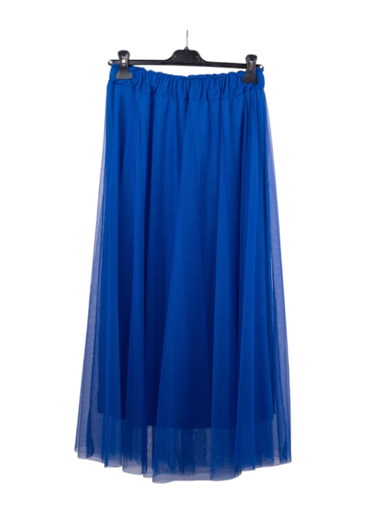 Jupe midi en tulle